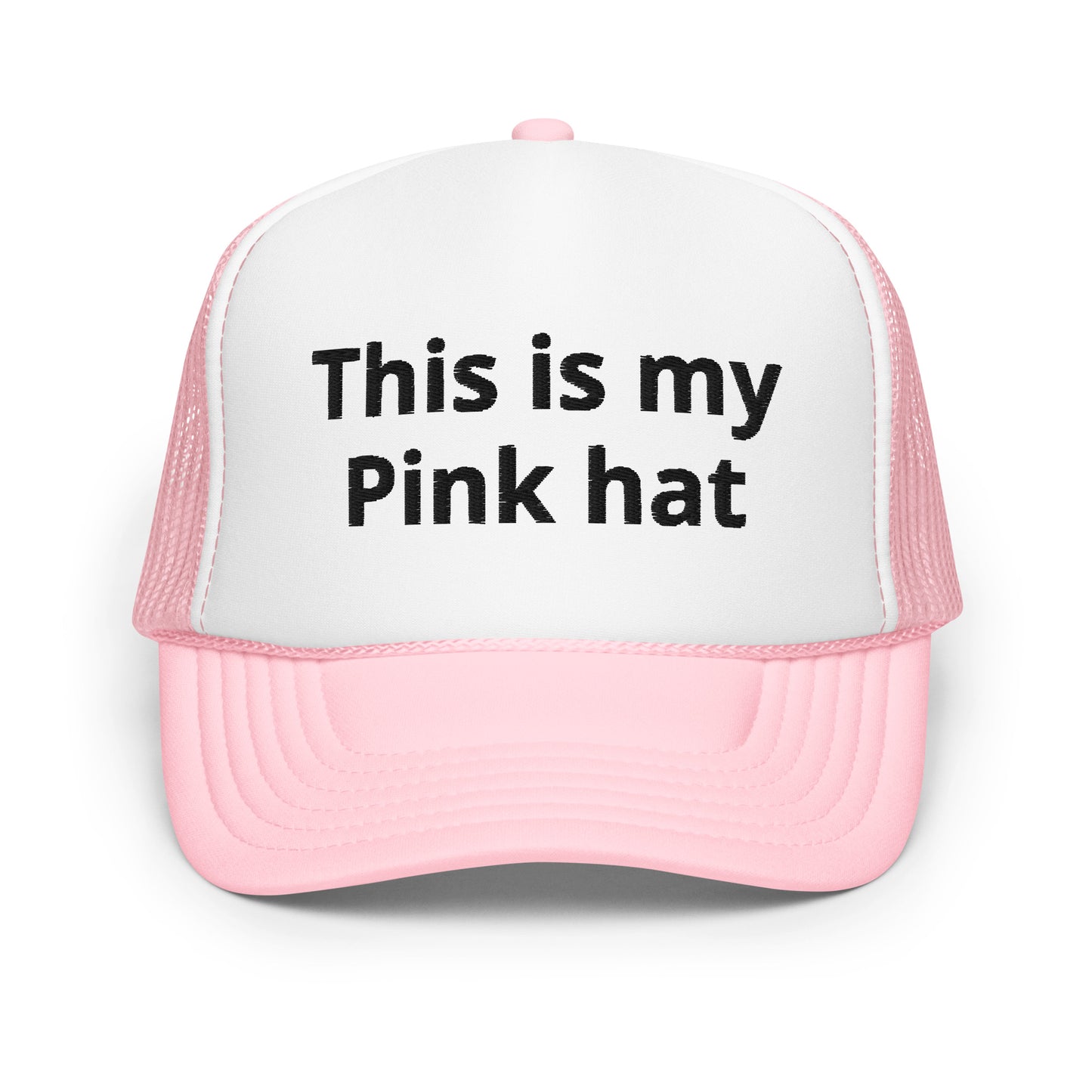 Pink Foam trucker hat