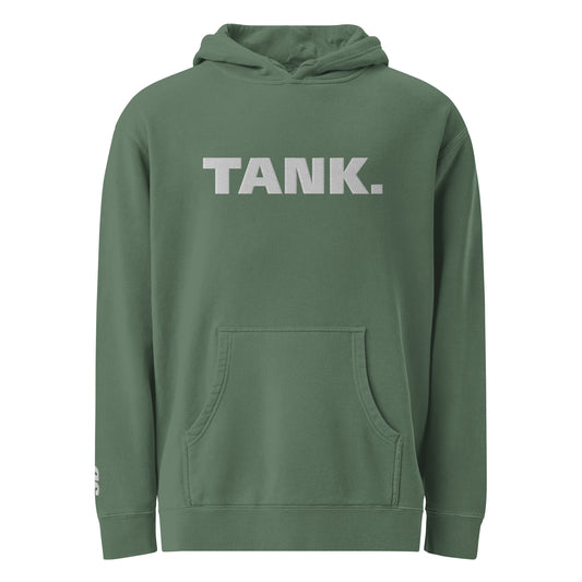 TANK.  Unisex pigment-dyed hoodie