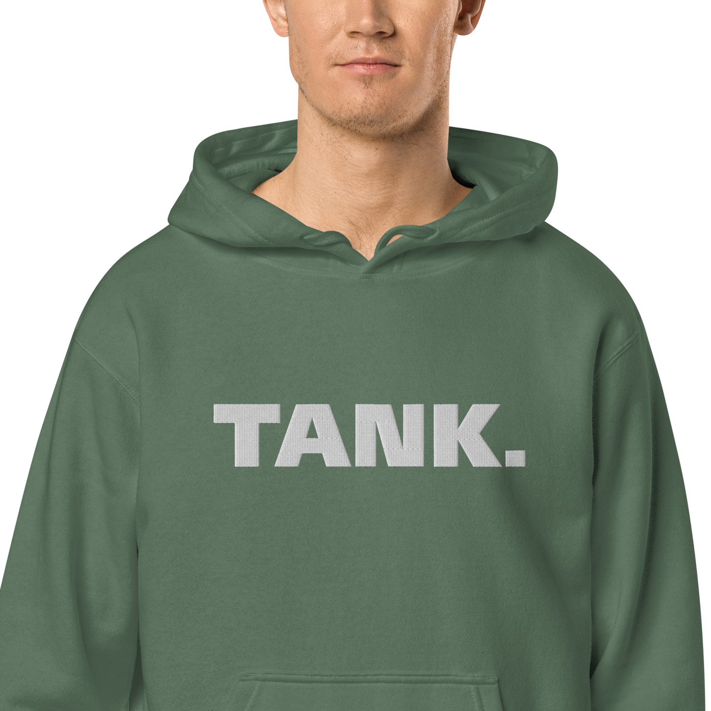 TANK.  Unisex pigment-dyed hoodie